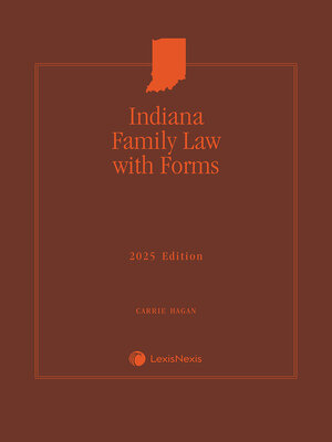cover image of Indiana Family Law with Forms